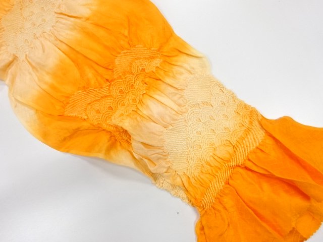 JAPANESE KIMONO / OBIAGE / SILK / SHIBORI